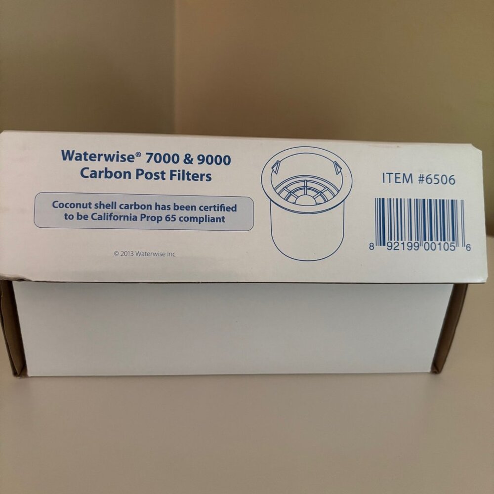 4 WATERWISE 7000 or 9000 carbon post filters